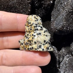 Dalmatiner jaspis buddha