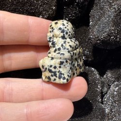 Dalmatiner jaspis buddha