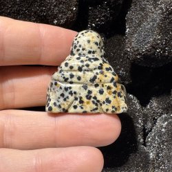 Dalmatiner jaspis buddha