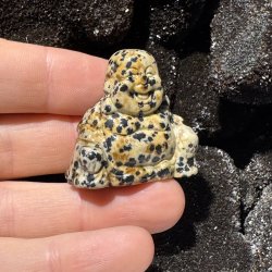 Dalmatiner jaspis buddha