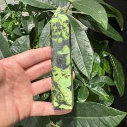 Serpentin t�rn med pyrit 145 mm
