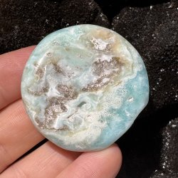 Bl� aragonit flad jumbo