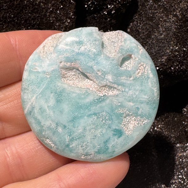 Bl� aragonit flad jumbo