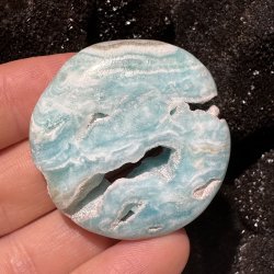 Bl� aragonit flad jumbo