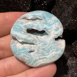 Bl� aragonit flad jumbo