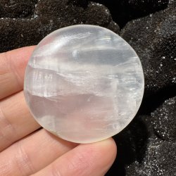 Hvid calcit flad jumbo