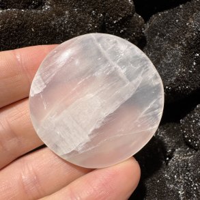 Hvid calcit flad jumbo