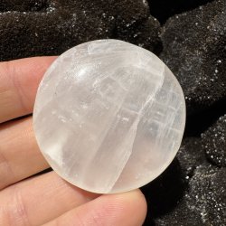 Hvid calcit flad jumbo