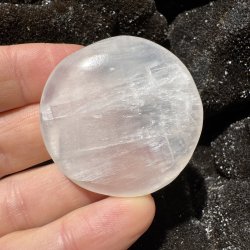 Hvid calcit flad jumbo