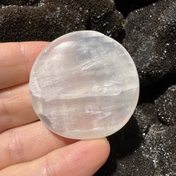 Hvid calcit flad jumbo