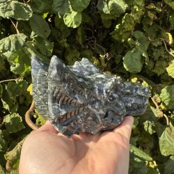 Serpentin drage hovede