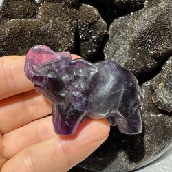 Fluorit elefant 57mm