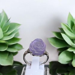 Fluorit rose fingerring