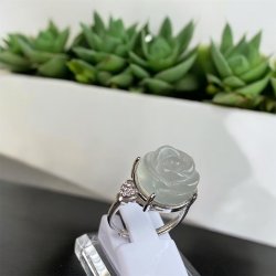 Fluorit rose fingerring