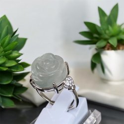 Fluorit rose fingerring