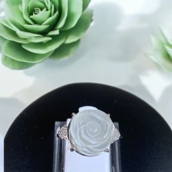 Fluorit rose fingerring