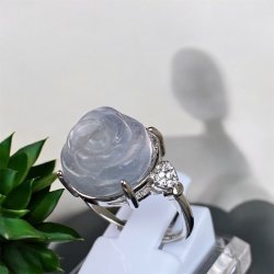 Fluorit rose fingerring