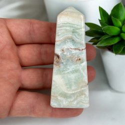 Caribisk calcit t�rn 78mm