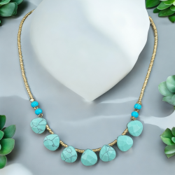 Turkis kde med miyuki perler