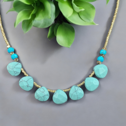 Turkis kde med miyuki perler