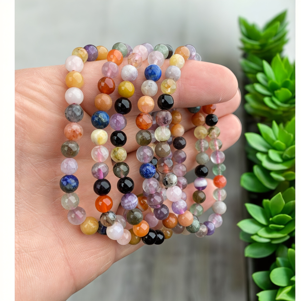 Krystal mix armbnd 6mm