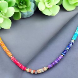 Chakra agat disc halsk�de