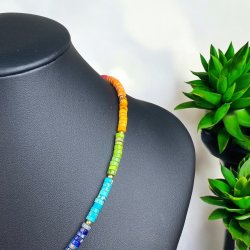 Chakra agat disc halsk�de