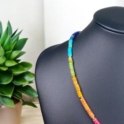 Chakra agat disc halsk�de