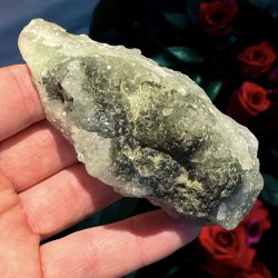 Prehnit klynge m. epidot