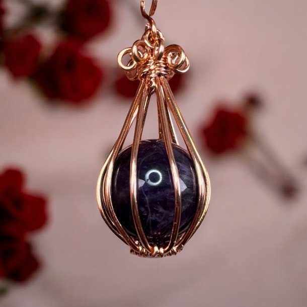 Ametyst kugle vedhng