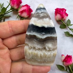 Bl stribet calcit freeform