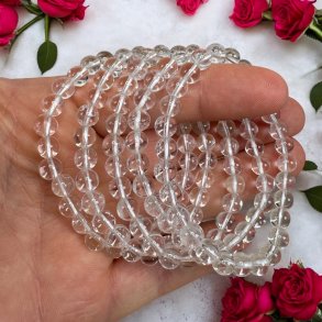 Bjergkrystal armbnd 6mm