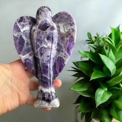 Bnd Ametyst hjerte engel