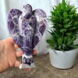 Bnd Ametyst hjerte engel