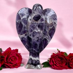 Bnd Ametyst hjerte engel