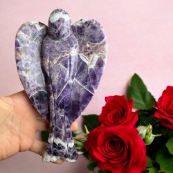 Bnd Ametyst hjerte engel