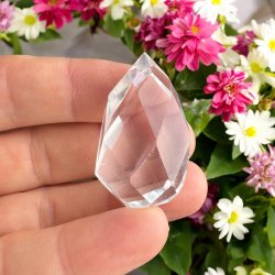 Bjergkrystal facetslebet trn 39mm