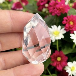 Bjergkrystal facetslebet t�rn 43mm