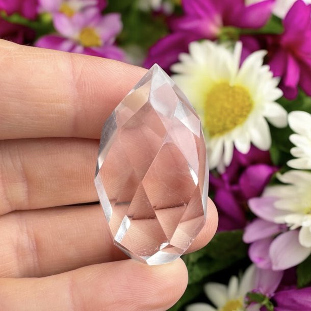 Bjergkrystal facetslebet t�rn 43mm