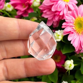 Bjergkrystal facetslebet t�rn 33mm