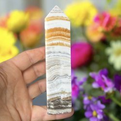 Zebra calcit t�rn 142mm