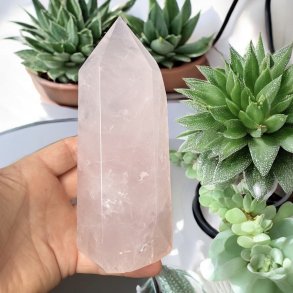Rosenkvarts trn 166mm