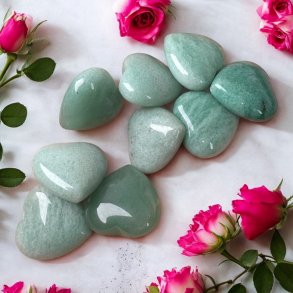 aventurin hjerte 20mm