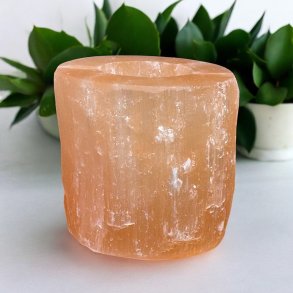 Orange selenit fyrfads stage