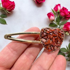 Hrspnde med rd jaspis splitter