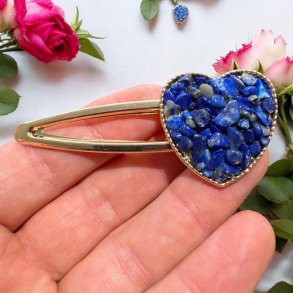 Hrspnde med lapis lazuli splitter