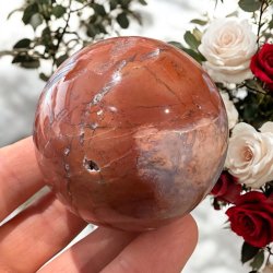 Cotton candy agat kugle 60mm