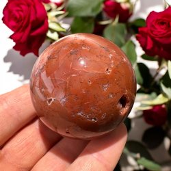 Cotton candy agat kugle 52mm