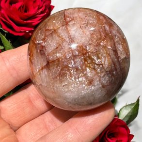 Hematoid kvarts kugle 56mm