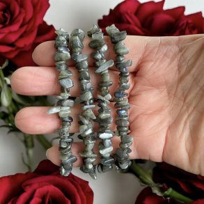 Labradorit split armbnd